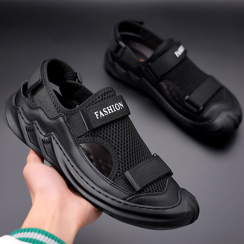 Damen Mesh-Sandalen mit verstellbaren Riemen R&B