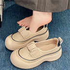 Damen Komfortable Slip-On Sneakers mit modischem Design und stabiler Sohle