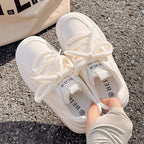 Damen Plattform Sneaker mit dicker Sohle und atmungsaktivem Obermaterial