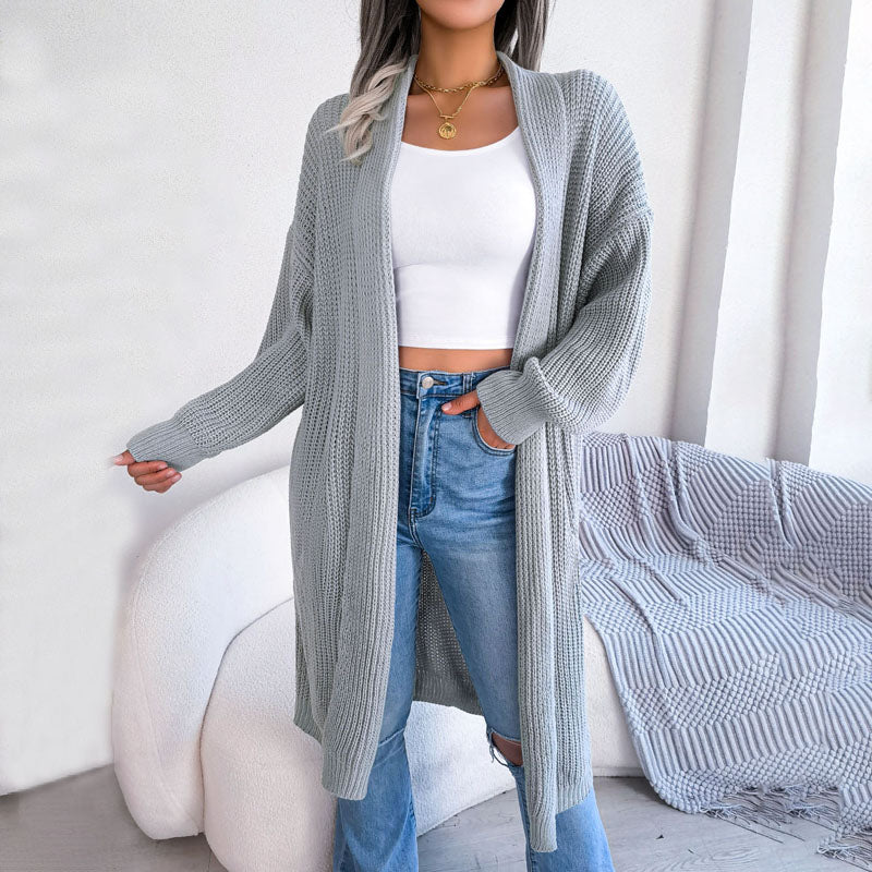 R&B | Einfarbige Strickjacke für Elegante Outfits