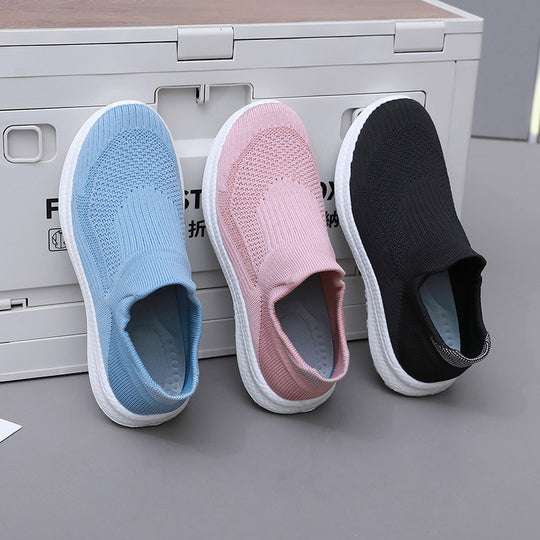 Damen Sportliche Slip-On Sneakers mit atmungsaktivem Obermaterial und weichem Fußbett R&B