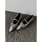 Damen Riemchen Ballerinas mit transparentem Design R&B