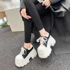 Damen Modische Chunky Sneakers mit robuster Plateau-Sohle