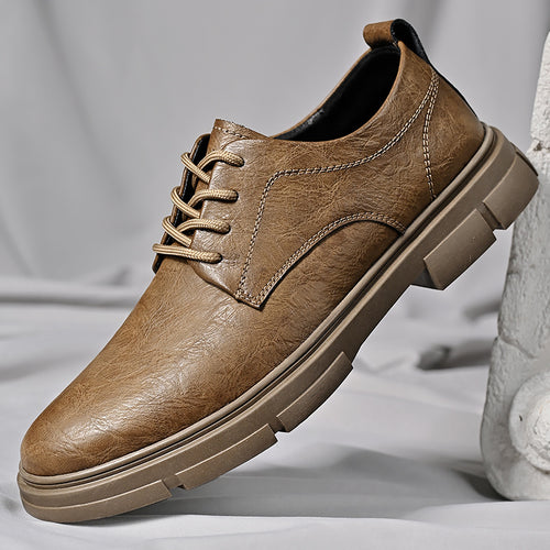 Herren elegante Schnürschuhe mit rutschfester Sohle R&B