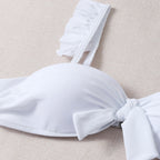 Damen Bikinioberteil mit Rüschendetails R&B