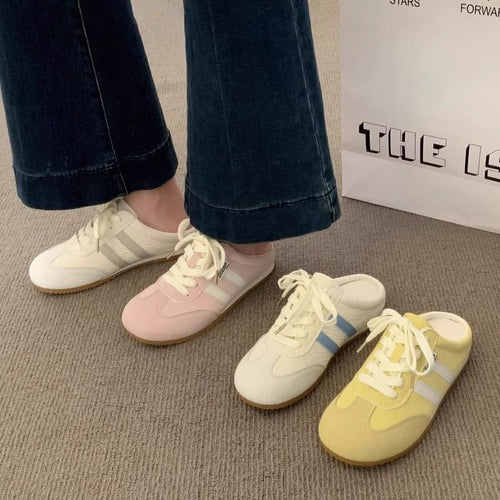 Damen Slip-On Sneakers mit leichtem Design und praktischer Schnürung R&B