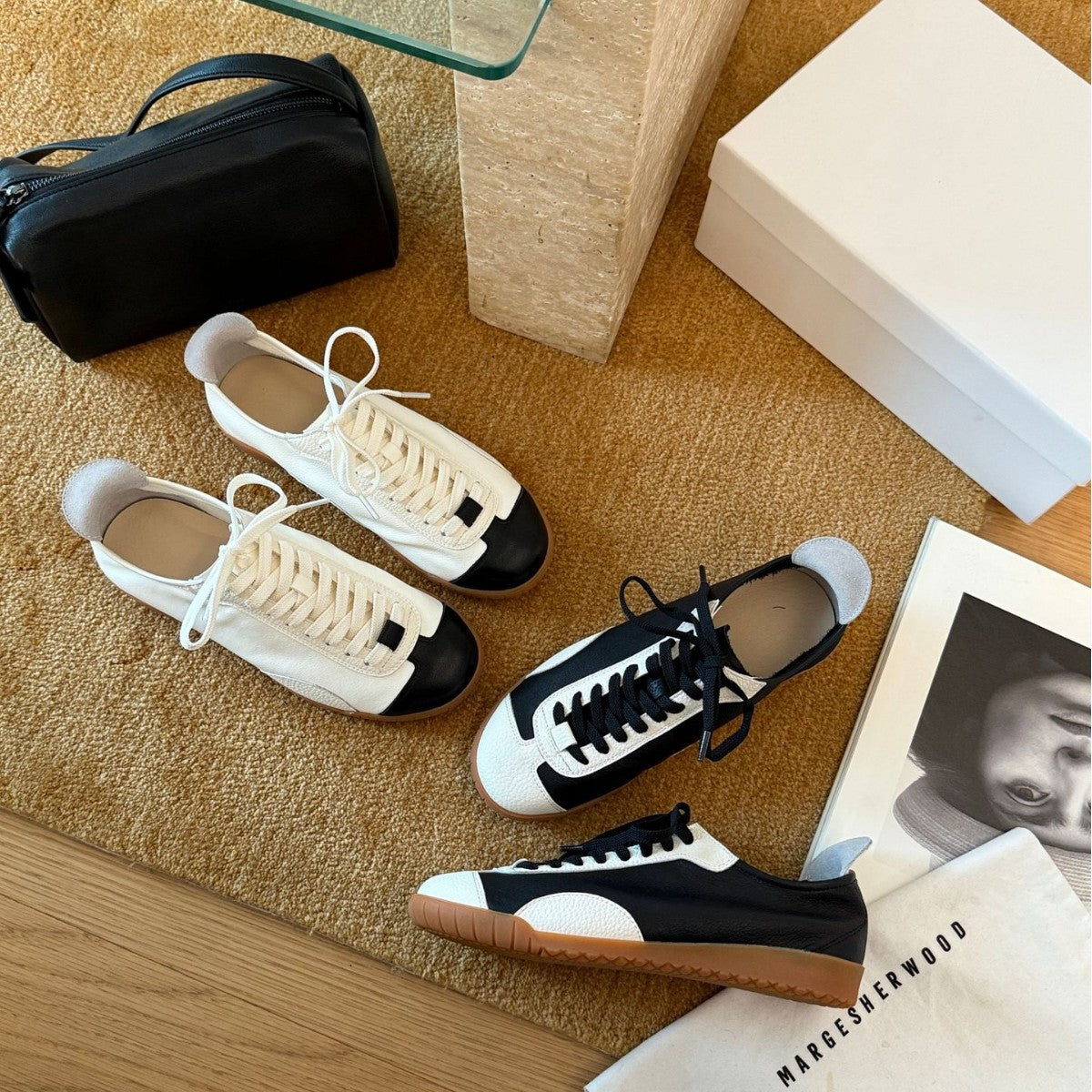 Damen Sportliche Sneakers mit atmungsaktiver Oberflächenstruktur und rutschfester Gummisohle