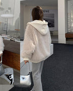 R&B | Locker Faux Fox Fell Jacke
