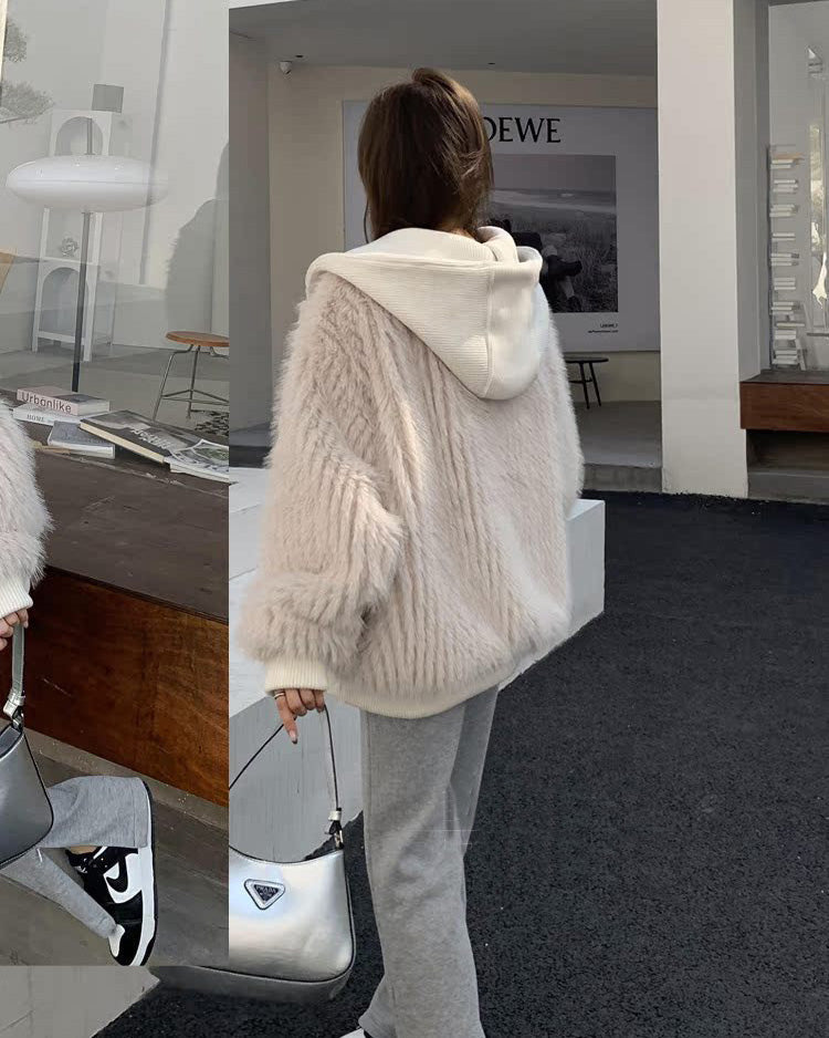 R&B | Locker Faux Fox Fell Jacke