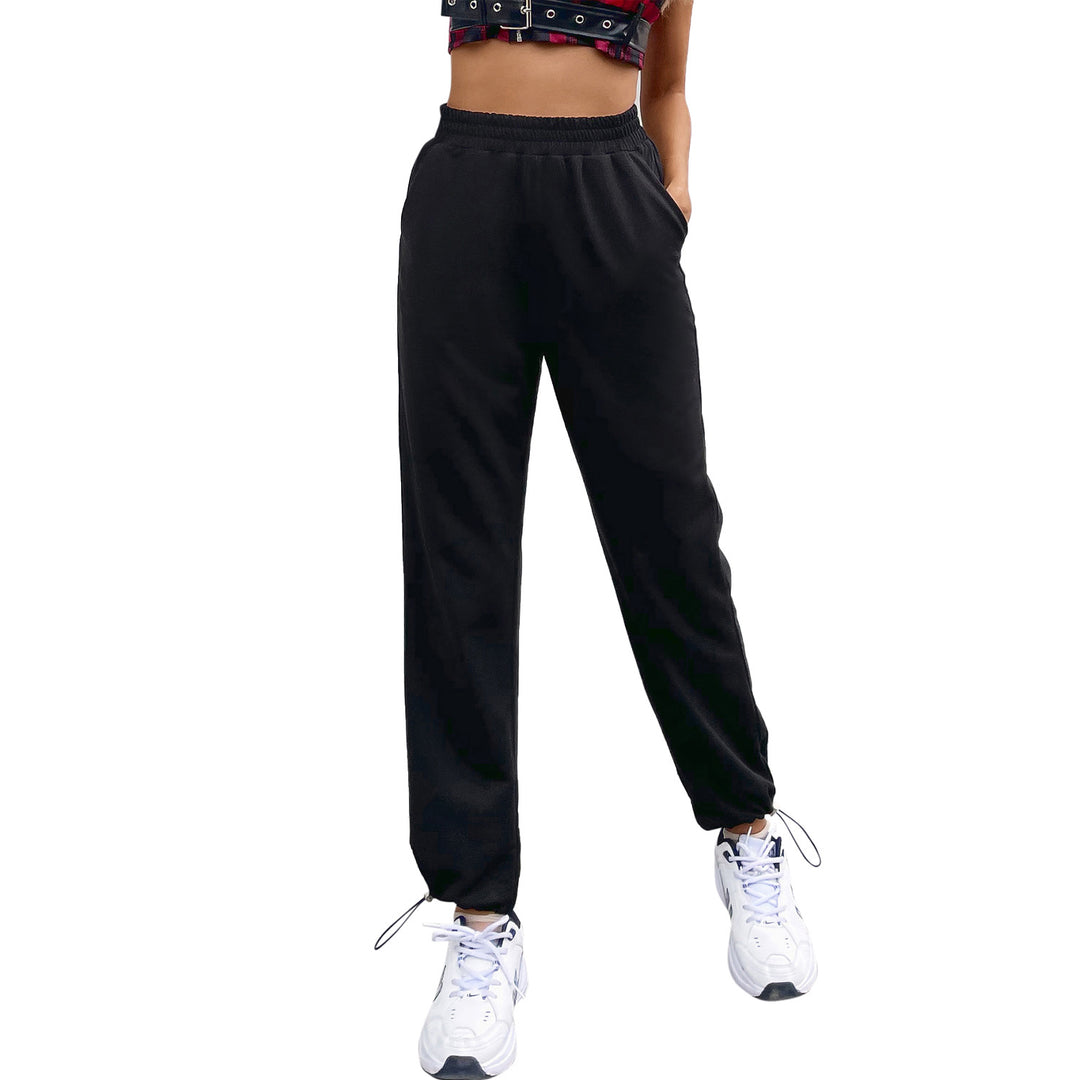 Damen Jogginghose mit elastischem Bund und praktischen Taschen R&B