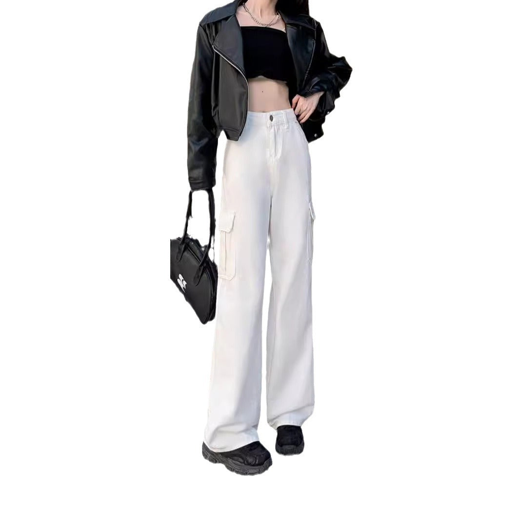 Damen Cargo-Hose mit weitem Bein und praktischen Taschen R&B