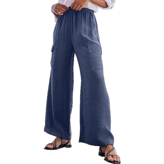 Damen Cargo-Hose aus leichtem Jersey R&B