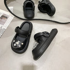 Damen Sandalen mit funkelnden Dekoren und praktischem Riemenverschluss EB