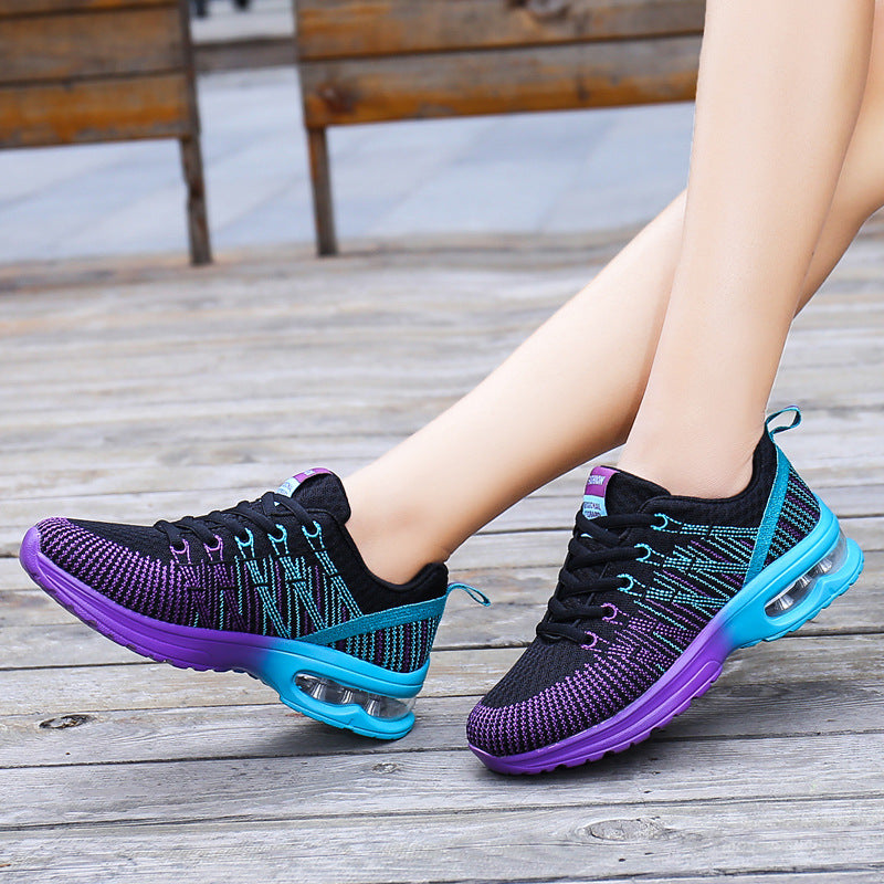 Damen modische Lauf-Sneaker mit dämpfendem Air-System