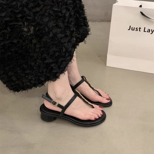 Damen stilvolle Riemchen Sandalen mit glamourösen Details R&B