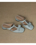 Damen Slingback-Pantoletten mit elegantem Schleifen-Design