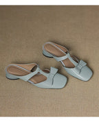 Damen Slingback-Pantoletten mit elegantem Schleifen-Design