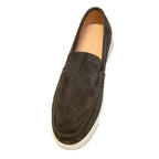Damen Mokassin Sneakers aus feinem Wildleder mit elastischem Gummizug R&B
