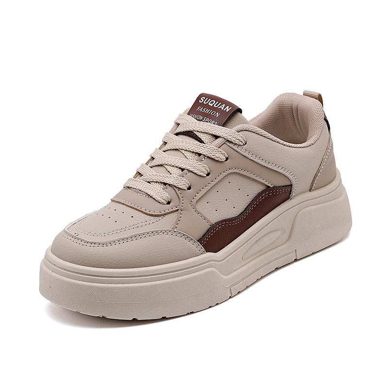 Damen Sportliche Plateausneakers mit atmungsaktivem Obermaterial und rutschfester Sohle R&B