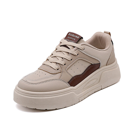 Damen Sportliche Plateausneakers mit atmungsaktivem Obermaterial und rutschfester Sohle R&B