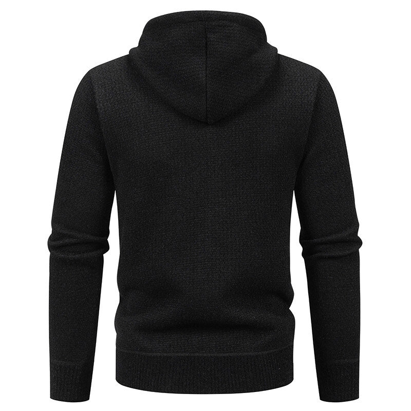 Herren Sportliche Kapuzenjacke mit innovativem Materialmix R&B