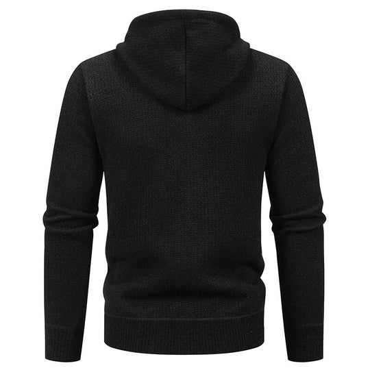 Herren Sportliche Kapuzenjacke mit innovativem Materialmix R&B