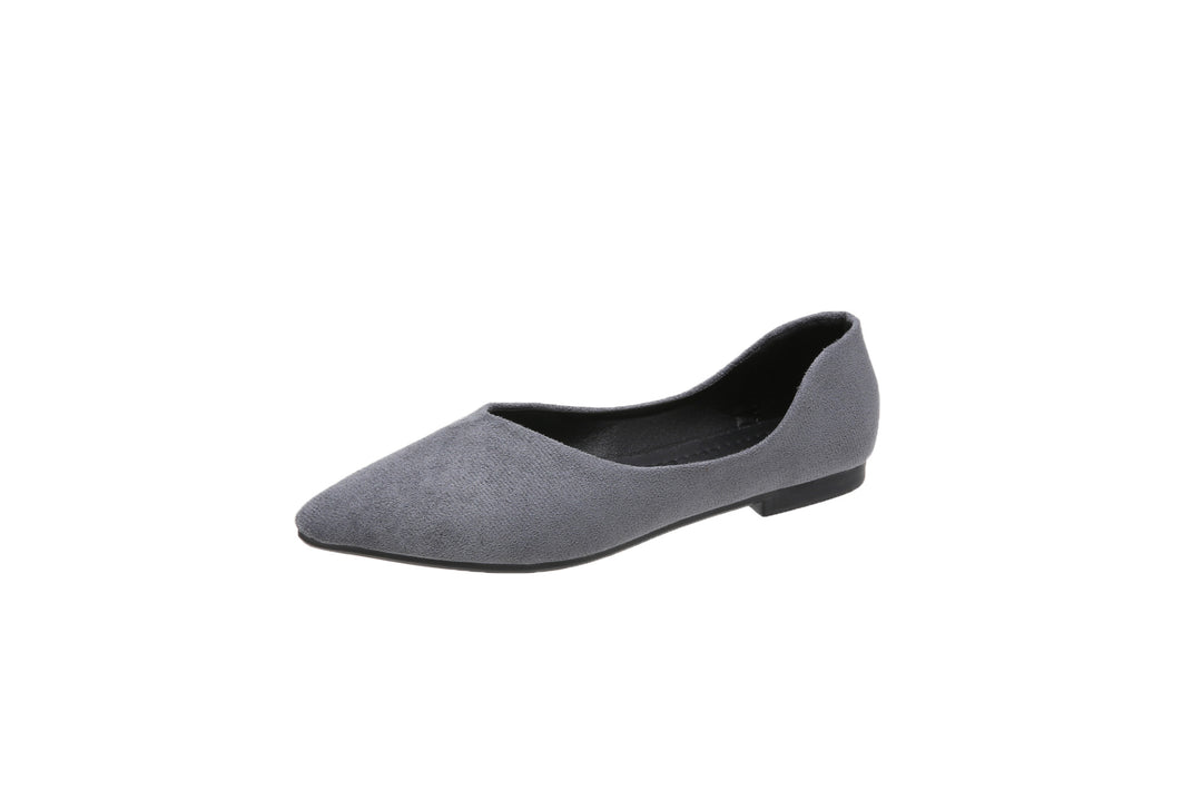 Damen Ballerinas im eleganten, minimalistischen Design mit spitzer Zehenpartie R&B