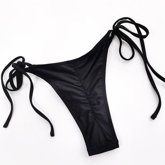 Damen Triangel-Bikini mit verstellbaren Bindebändern und komfortablem Schnitt R&B