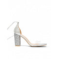 Damen Glitzernde Hochzeits Sandalen R&B