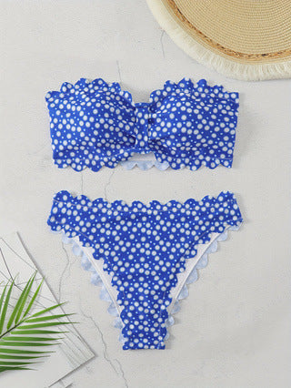 Damen Bikini-Set mit floralem Muster R&B