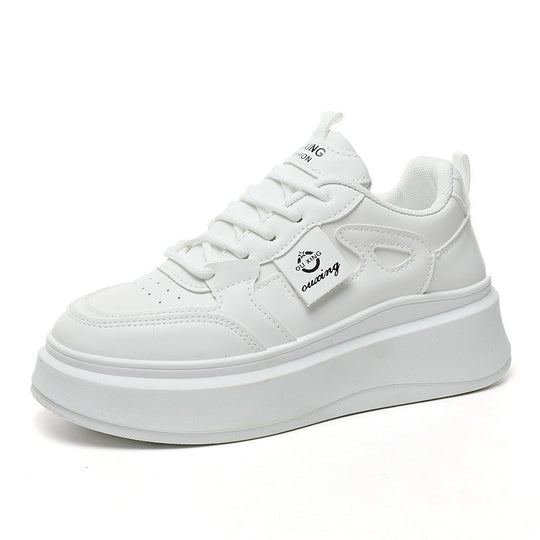 Damen Plateau Sneakers mit atmungsaktiver Oberflächenstruktur und dämpfender Laufsohle R&B