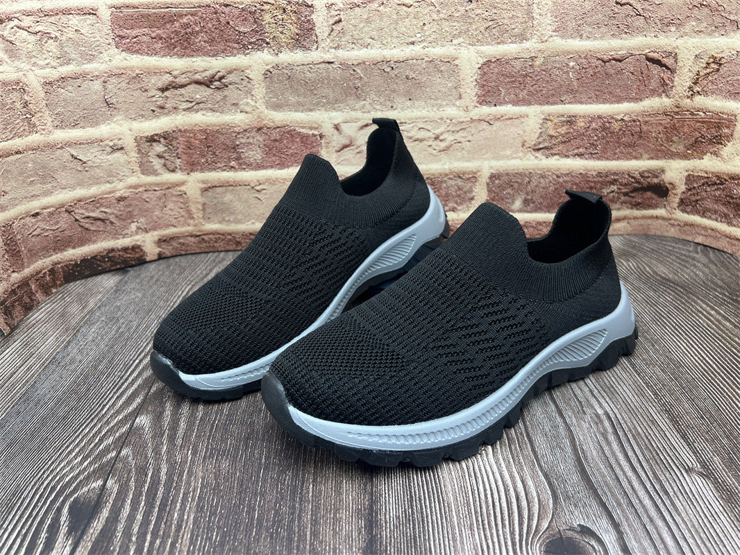 Damen atmungsaktive Slip-On Sneakers R&B