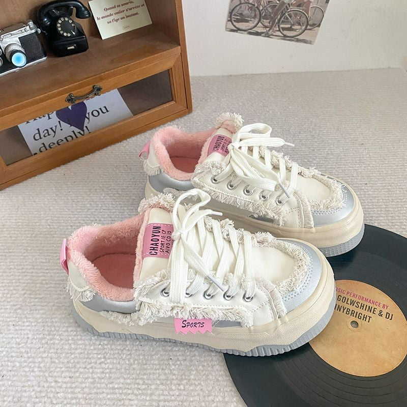 Damen Sneaker mit kuscheligem Innenfutter und rutschfester Sohle R&B
