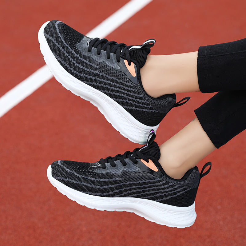 Damen Sportliche Lauf-Sneaker mit atmungsaktivem Mesh und dämpfender Sohle