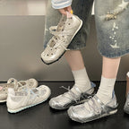 Damen elegante Ballerinas mit Punkten R&B
