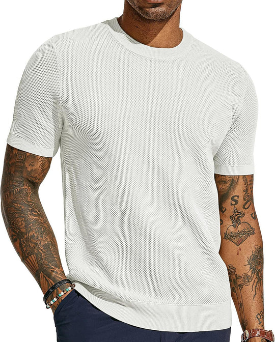 Herren atmungsaktives Netz-T-Shirt R&B
