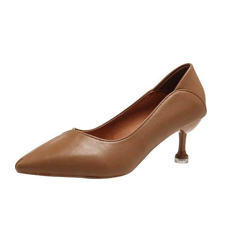 Damen elegante Spitzen Pumps mit einzigartigem Absatz R&B