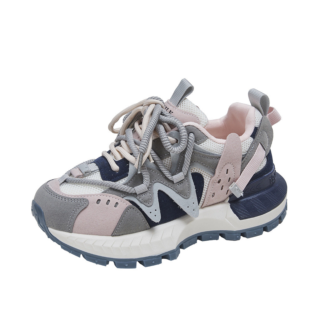Damen sportliche Sneakers mit atmungsaktiver Obermaterialstruktur und rutschfester Sohle R&B