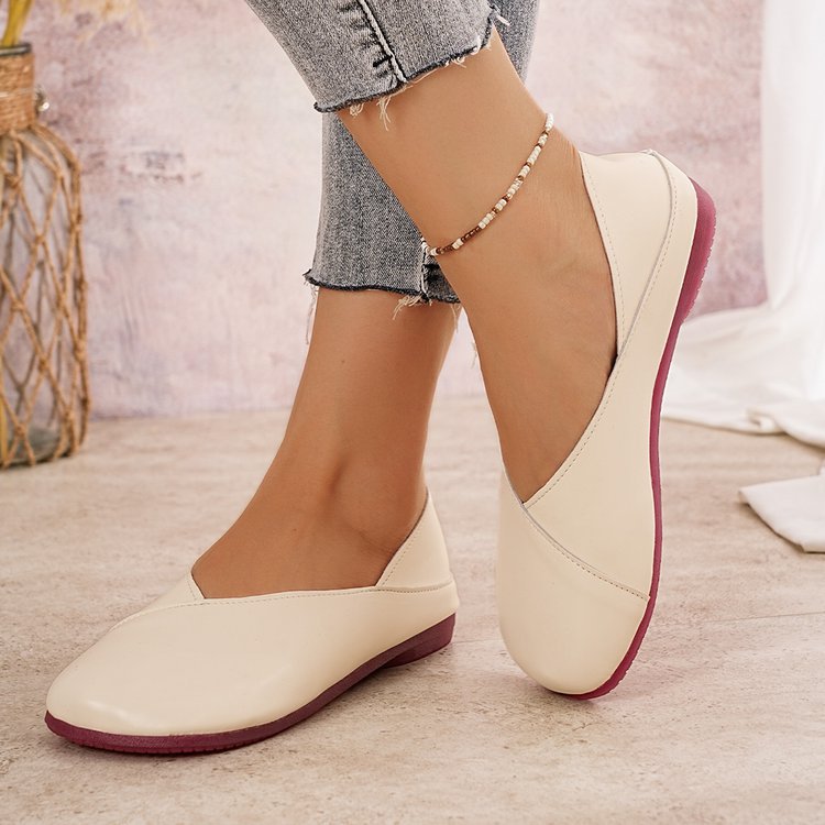 Damen bequeme Ballerinas aus hochwertigem Leder R&B