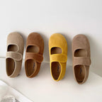 Damen bequeme Slipper mit praktischem Klettverschluss und weicher Sohle R&B