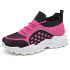Damen Leichte und atmungsaktive Sneakers mit strukturiertem Obermaterial