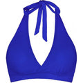 Damen Triangel-Bikini-Oberteil mit tiefem V-Ausschnitt und verstellbaren Trägern R&B