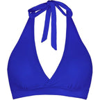 Damen Triangel-Bikini-Oberteil mit tiefem V-Ausschnitt und verstellbaren Trägern R&B