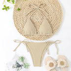 Damen Triangel-Bikini mit verstellbaren Schleifen R&B