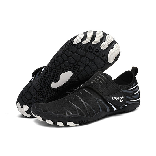 Damen rutschfeste Wasserfreizeitschuhe mit elastischem Schnellschnürsystem R&B