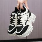 Damen Sportliche Chunky Sneakers mit gepolsterter Laufsohle und atmungsaktivem Obermaterial R&B