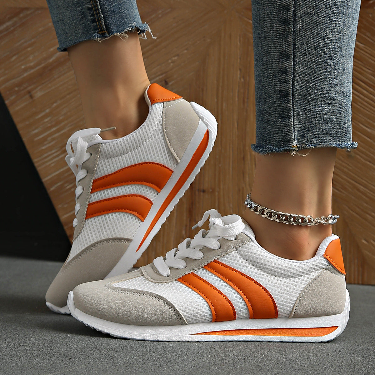 Damen Atmungsaktive Freizeitsneaker mit innovativer Sohle R&B