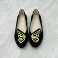 Damen Ballerinas mit filigranem Schmetterlingsdesign