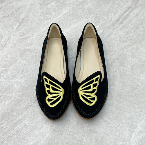 Damen Ballerinas mit filigranem Schmetterlingsdesign R&B