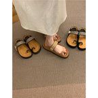 Damen Zehentrenner-Sandalen mit elegantem Riemendesign und Fußbett R&B
